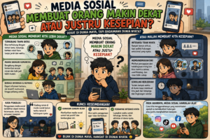 Media Sosial Membuat Orang Makin Dekat atau Justru Kesepian ?