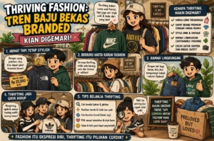 Thriving Fashion: Tren Baju Bekas Branded Kian Digemari Anak Muda