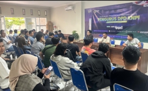 Burhanudin Satukan Visi Pengurus Baru KNPI Kabupaten Tasikmalaya
