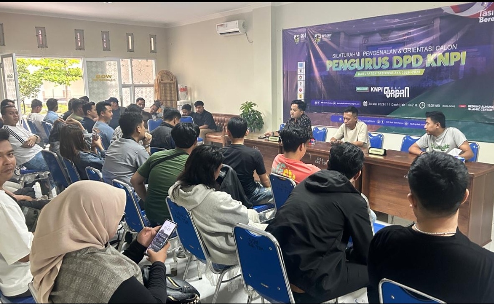 Burhanudin Satukan Visi Pengurus Baru KNPI Kabupaten Tasikmalaya