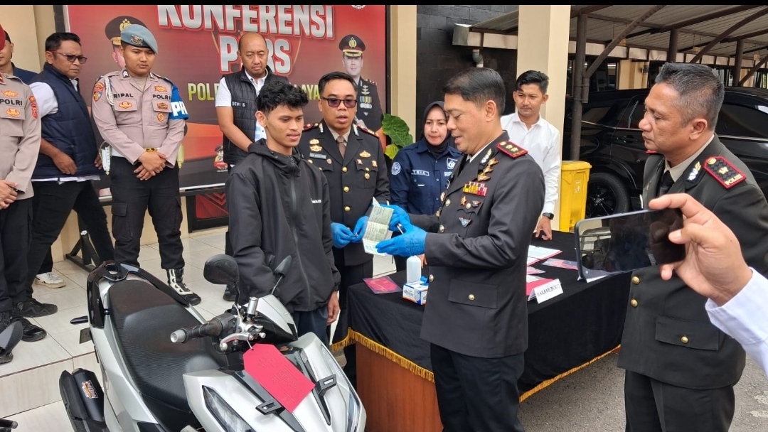 Polres Tasikmalaya Ringkus Pelaku Curanmor dan Penadah