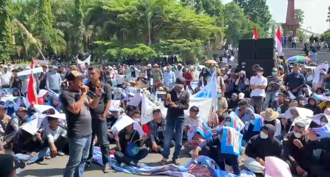 Di Tasikmalaya Ribuan Pendukung Program Presiden Turun ke Jalan