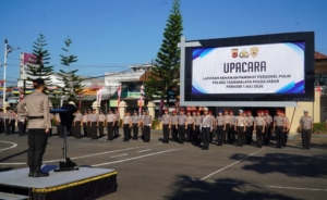 Puluhan Personel Polres Tasikmalaya Naik Pangkat