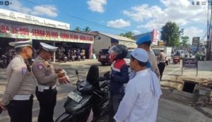 Razia Humanis di Singaparna, Pelanggar Lalu Lintas Diberi Tausiah