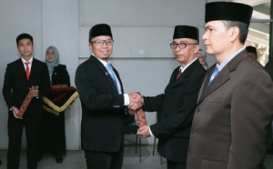 Tiga Pejabat Pimpinan Tinggi Pratama Pemkot Tasikmalaya Dilantik