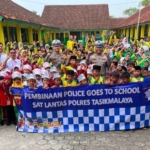 MPLS SDN Mohamad Toha Gandeng Polisi, Siswa Belajar Tertib Berlalu Lintas