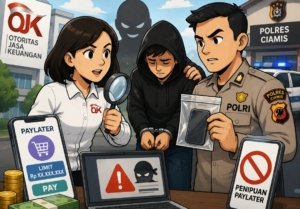 OJK Tasikmalaya dan Polres Ciamis Ungkap Dugaan Penipuan Titip Limit Paylater