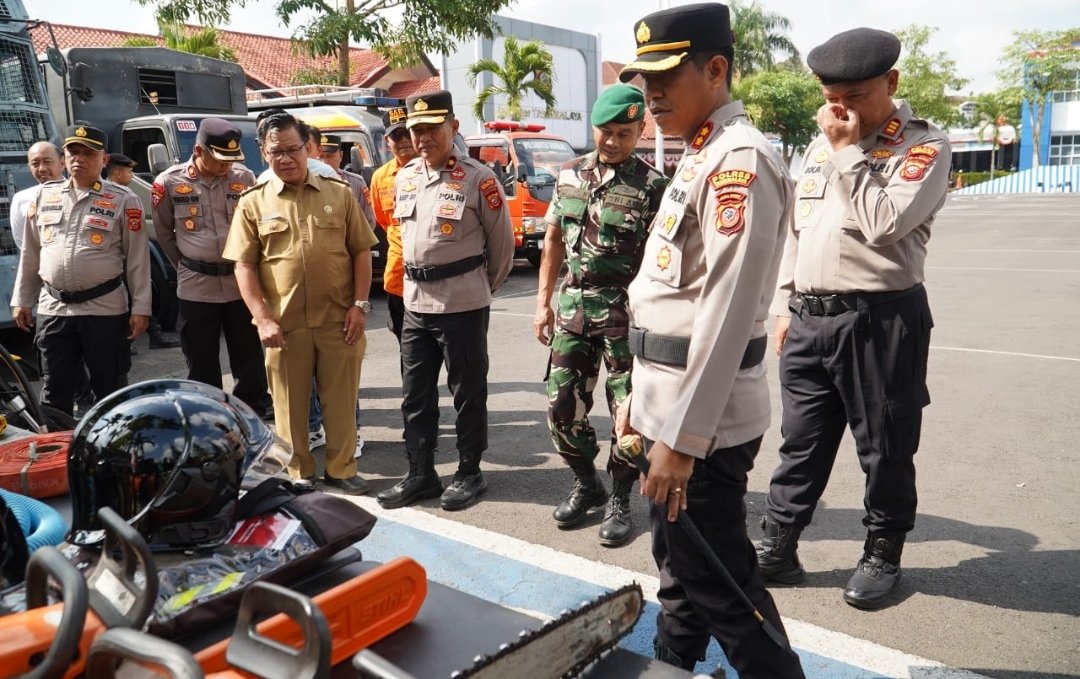 Polres Tasikmalaya Siagakan Personel dan Instansi Gabungan Antisipasi Karhutla