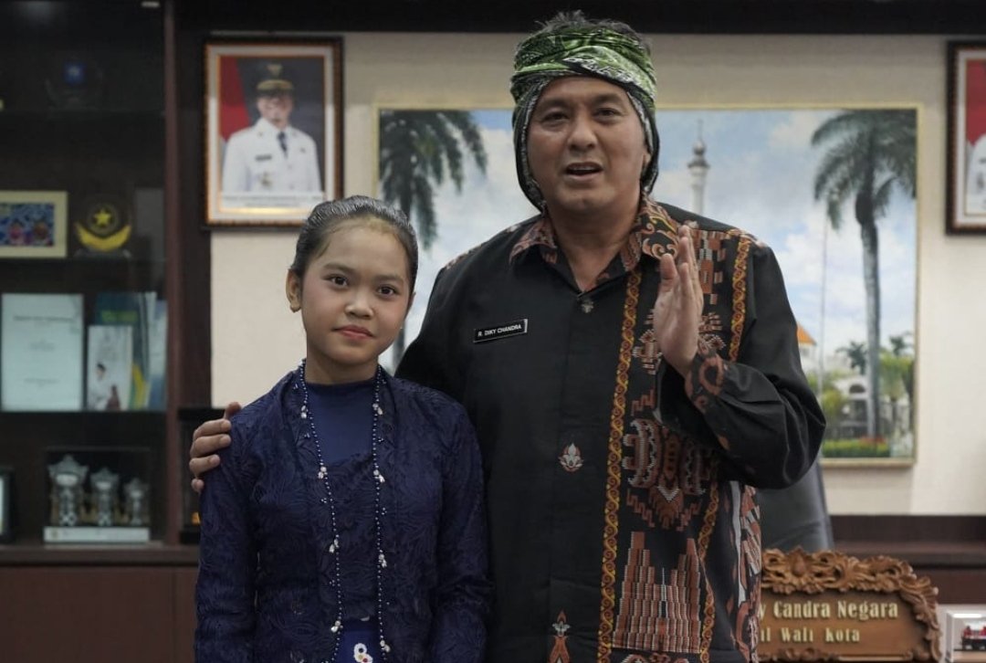 Siswi SMPN 4 Kota Tasikmalaya Syakila Dapat Apresiasi dari Wakil Wali Kota Diky Candra
