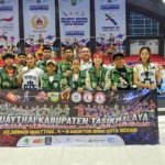 Atlet Muaythai Tasikmalaya Tampil Garang di Bekasi, Sabet 2 Emas dan 7 Medali Lainnya