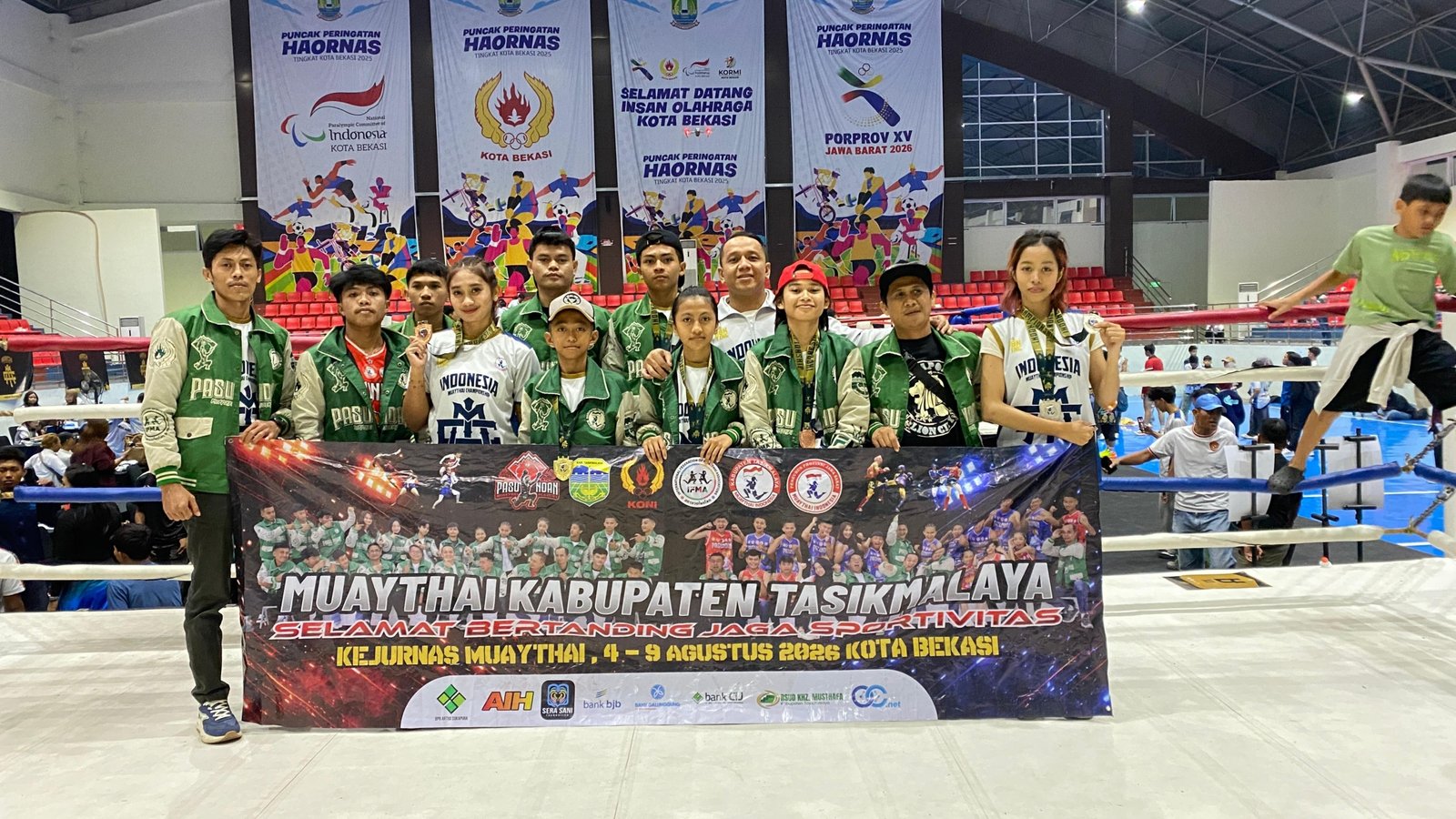 Atlet Muaythai Tasikmalaya Tampil Garang di Bekasi, Sabet 2 Emas dan 7 Medali Lainnya
