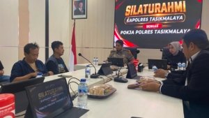 Silaturahmi dengan Pokja Wartawan, Kapolres Tasikmalaya Apresiasi Peran Media