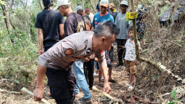 Diduga Kerangka Manusia Ditemukan di Area Kebun Di Tasikmalaya, Inafis Turun Tangan